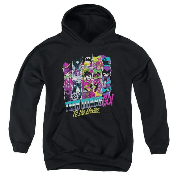 Teen Titans Go To The Movies - To The Movies - Youth Hooded Sweatshirt - Small
