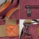 thumbnail image 5 of Women Canvas Handbag Shoulder Bag Crossbody Bag Handbag Crossbody Bags Shoulder Bags (Wine Red), 5 of 5