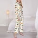 thumbnail image 3 of Balery Sushi and Rolls Conjunto de Pijama con Estampado para Mujer, Conjunto de Dos Piezas con Manga Larga, Ropa de Dormir Suave con Bolsillos, Pijamas Cómodos-X-Large, 3 of 7