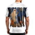 thumbnail image 7 of Halloween Shirts for Men Short Sleeve Round Neck Pumpkin Bat Print Pullovers Causal Loose Funny T Shirts, 3XL, 7 of 7