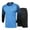 Blue2, variant on Profession Goalkeeper Soccer Jersey, Goalie Shirts, Youth Child Men Football Suit with Sponge Protection Doorkeeper Adult Shirt and Shorts