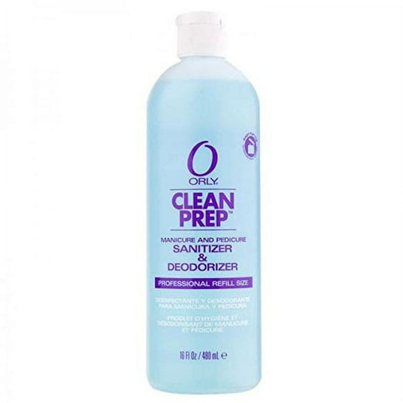 Orly Nail Treatment CLEAN PREP Sanitizer and Deodorizer 16oz/473 mL