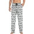 thumbnail image 4 of FREEAMG Cute Cartoon Panda Pattern Pajama Pants for Men, Men's Separate Bottoms, Comfortable Sleep Lounge Pj Pants, 4 of 7
