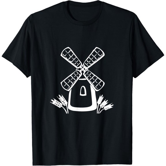 Wheat Farm Windmill T-Shirt