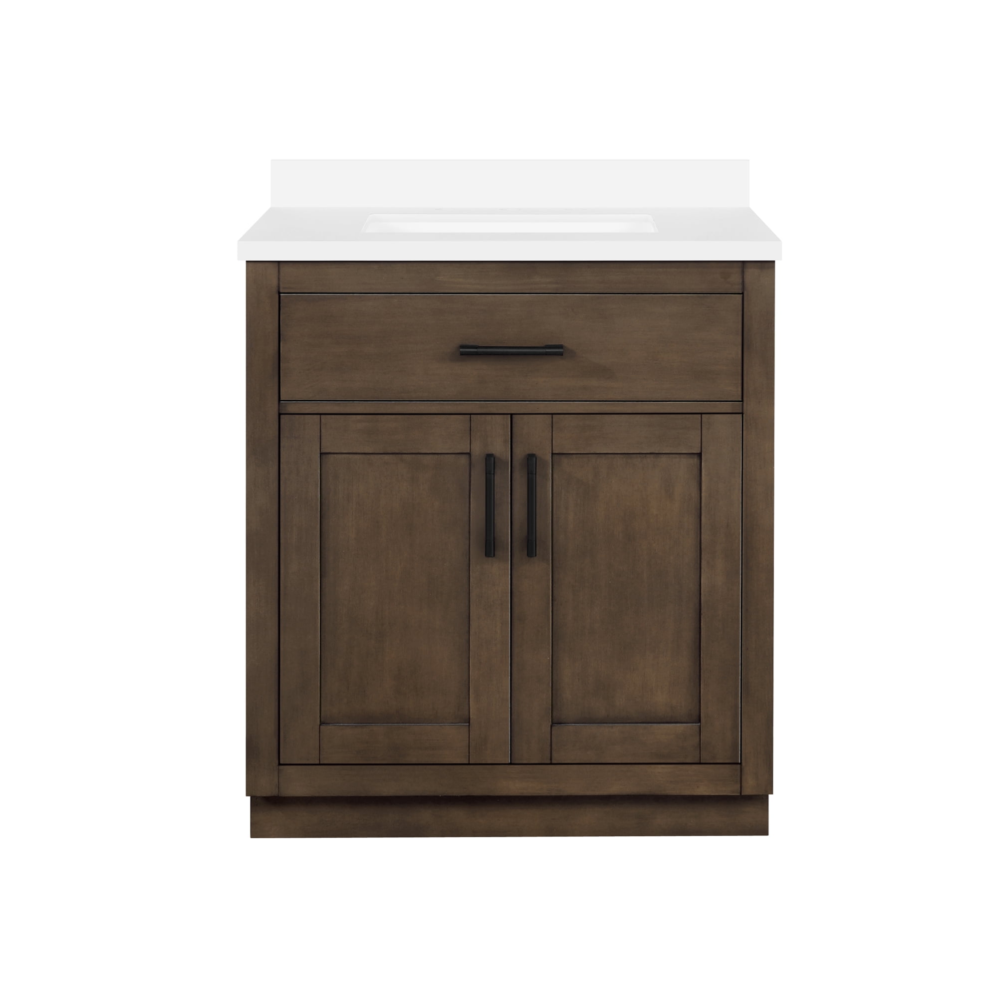 Ove Decors Bailey 30 in W x 22 in D Almond Latte Bathroom Vanity with