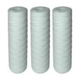 thumbnail image 1 of String Wound Sediment Filter, Clean Water Protection, Filtration Devices With Whole House Water Filter, Polypropylene String, Commercial And Residential Applications, Pack Of 3, 1 of 5