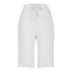 thumbnail image 3 of WILLBEST Pantalones Casuales de Lino para Mujer, Largos Hasta La Rodilla, con Pierna Ancha, Cintura Alta, para Playa, Verano, Cómodos, Diseño Elegante. Grande, 3 of 4