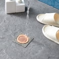 thumbnail image 4 of Advancent Drenaje de suelo de baño, filtro de inserción de drenaje de baño, colador, prevención de reflujo, recogedor de pelo, suministros Suministros de limpieza para el hogar Rosa, 4 of 6