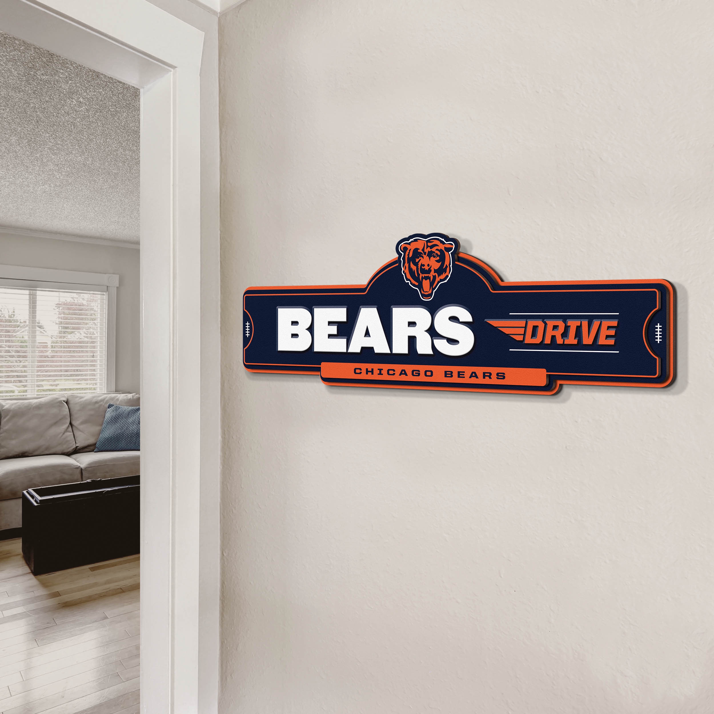 YouTheFan NFL Chicago Bears Street Sign
