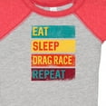thumbnail image 4 of Inktastic Drag Racing Eat Sleep Drag Race Repeat Boys or Girls Baby Bodysuit, 4 of 5