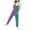 Dark Purple, variant on Odeerbi 5-14 Years Kids Girls Summer Jumpsuit Color Block Striped Camisole Romper Spring Casual Breathable Comfortable Overalls Strap Bib Overall Pants Playsuit