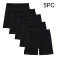 thumbnail image 6 of Jalioing 5 PCS Girls Athletic Biker Shorts High Waist Stretchy Yoga Dance Shorts Cotton Shorts, 6 of 7