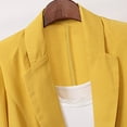 thumbnail image 4 of Pitauce Womens 3/4 Sleeve Lightweight Spring Summer Blazer Jackets Business Casual Jackets Loose Casual One Button Work Suit with Pockets, 4 of 5