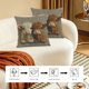 thumbnail image 4 of Uuiauoio Linen Pillow Cover Decorative Sofa Cushion with Imitation Embroidery Print, Soft Textured Throw Pillow for Living Room, Bedroom, and Home Decor Accent, 4 of 7