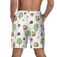 thumbnail image 2 of Rocae Tree Squirrel for Men's Swim Trunks Quick Dry With Two Side Pockets and One Lined Patch Pocket3X-Large, 2 of 9