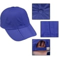 thumbnail image 2 of LinYooLi Foldable Quick Dry Adjustable Baseball Cap for Men Women Outdoor Breathable Sun Protection Golf Hat, 2 of 5