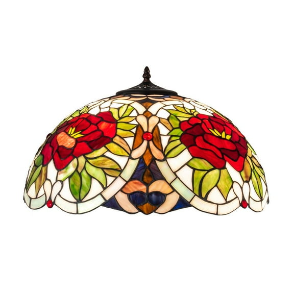 26305 Meyda 20" Wide Renaissance Rose Shade