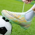 thumbnail image 5 of Botas de fútbol profesionales para hombre, calzado ultraligero para entrenamiento de césped, deporte, césped, alta calidad, TF/FG, tendencia de fútbol, partido para adultos, 5 of 5