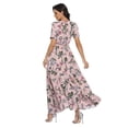 thumbnail image 2 of Vestido vintage con estampado floral Maxi Boho Pale Dogwood 2XL, 2 of 5