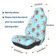 thumbnail image 3 of Wukai winter cow cute Full Set Car Seat Covers with Soft Padding Universal Auto Front Seats Protector and Cushion Mat, 3 of 5