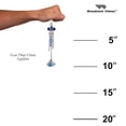 thumbnail image 4 of Woodstock Windchimes Gem Drop Chimes Sapphire, Wind Chimes For Outside, Wind Chimes For Garden, Patio, and Outdoor Décor, 10"L, 4 of 7