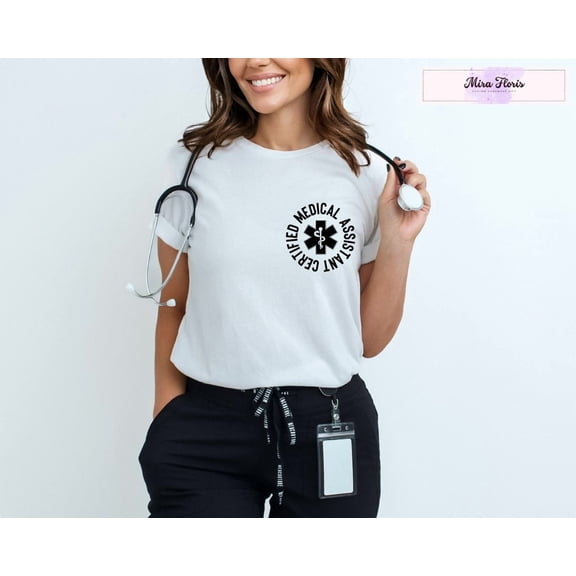 Tee Clo Certified Medical Assistant Shirt, Cma Gift Tee All Size S-5XL, Full Size S-5XL