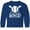Royal Blue, variant on Inktastic Grunge Eat Sleep Baseball Repeat Long Sleeve Youth T-Shirt