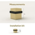 thumbnail image 4 of Mega Handles | Square Door Stopper | 1.5 inches | Satin Brass, 4 of 5