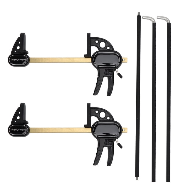 Corrector de mano para piano Herramienta correctora para principiantes Accesorios para instrumentos musicales Negro