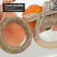 thumbnail image 4 of Hariumiu Decor Halloween Pumpkin Maple Leaf Napkin Rings, Holiday Rustic Farmhouse Nautical Napkin Rings for Fall Halloween Thanksgiving Christmas Theme Dinner Table Wedding Party Decoration, 4 of 10