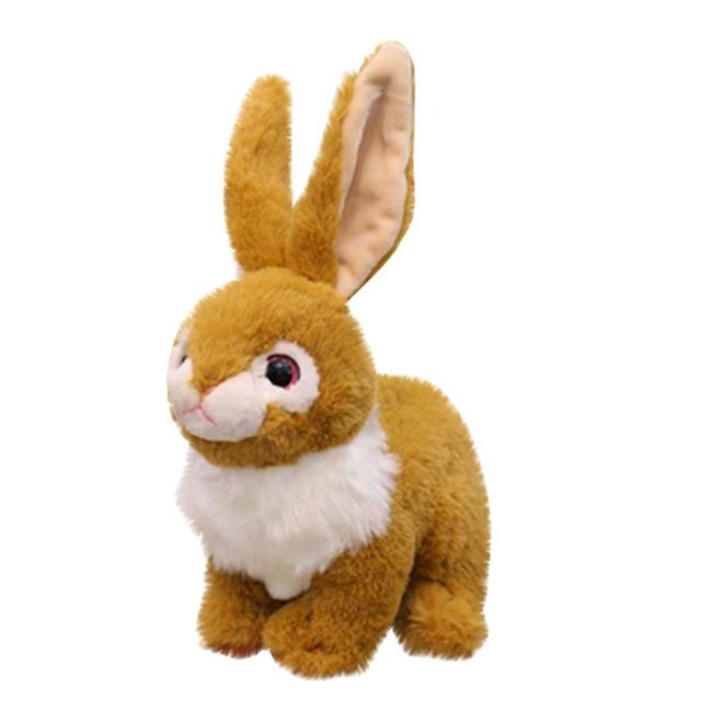 EQWLJWE Toys Creative And Novel Plush Animal Doll Imitating Rabbit Cute Plush Toy Gift