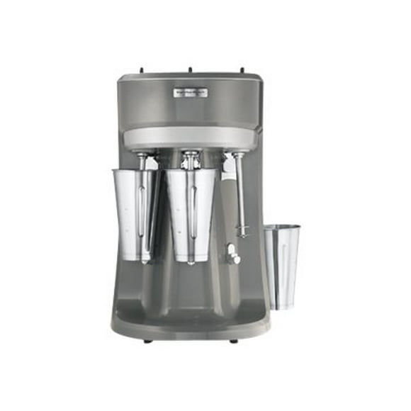 Hamilton Beach HMD400 120V Triple Spindle Commercial Drink Mixer Grey