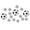 Multicolor3, variant on Hand Drawn Soccer Player Pattern Wall Stickers, Stylish Decorative Decals for Bedroom, Living Room And Various Indoor Home Background Wall Ornaments