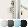 thumbnail image 3 of wileqep Door Stoppers Wall Protector, Door Crash Pad, 4 PCS Larger Silicone Door Handle Bumper, Wall Protectors with Self Adhesive Sticker for Protecting Wall, 3 of 3
