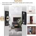 thumbnail image 3 of 2 Pieces Cabinet Door Ball Catch, Stainless Steel Adjustable Roller Catch For Balcony Door Hardware Ball Locks Roller Lock Ball Lock For Furnitur, 3 of 5