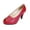 Red, variant on Ruth Women's Wide Width High Heel Pumps