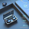 thumbnail image 2 of Wireless Earbuds Bluetooth 5.0 Headset, Ipx7 Waterproof 100h Playtime with Charging Case LED Battery Display, Auriculares, 3d Stereo Sound Full Touch, 2 of 4