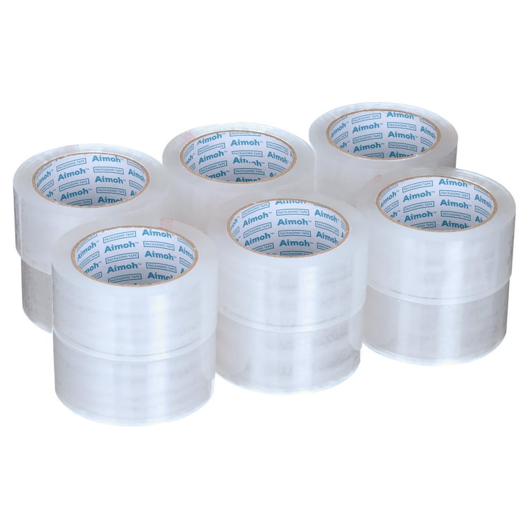 Simply Cool Clear Packing Tape Refill Rolls Bulk 36 Pack of 60