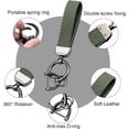 thumbnail image 2 of Leather Car Keychain – Universal 360° Rotatable Key Holder with Anti - Lost D - Ring for Men & Women, 2 of 6