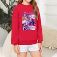 thumbnail image 4 of Moonsky Sudadera de cuello redondo Pop De-on - Sudadera de manga larga con estampado del cantante HUNTR/X - Sudadera de cuello redondo y manga larga para hombre y mujer Rojo 140, 4 of 4