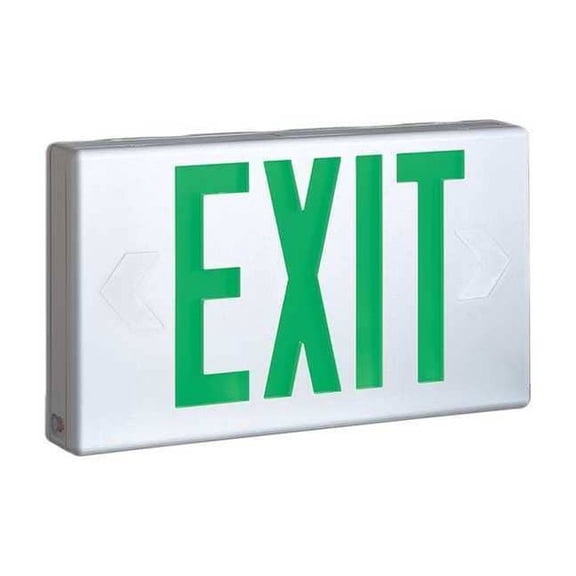 Cooper Lighting Exit Sign,Less Than 1.0W,Red,1 or 2 LPX7