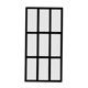 thumbnail image 2 of Espejo de pared decorativo, regalo ideal, decoración de pared moderna y práctica con imitación de ventana. Negro, 2 of 9