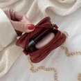thumbnail image 4 of Bolsa bandolera redondo para mujer, minide hombro de Color sólido de PU con piedra para mujer Ndcxsfigh Para Estrenar, 4 of 9