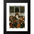 thumbnail image 2 of Ludovico Mazzolino 11x14 Black Modern Framed Museum Art Print Titled - The Twelve-Year-Old Jesus Teaching in the Temple (1524), 2 of 5