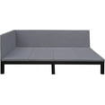 thumbnail image 3 of Upholstered Daybed Full Size Corner Daybed Frame with Cushion Modern Linen Sofa Bed for Living Room Guest Room, 3 of 8
