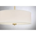 thumbnail image 6 of Trade Winds Lighting 3-Light Pendant Light In Natural Brass, 6 of 6