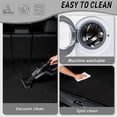 thumbnail image 5 of Bulopur Solid Black Car Trunk Mat 29" x 39", Solid Color Cargo Liner, All Weather Non-Slip Waterproof Washable Rear Trunk Mat for SUV Sedan Truck, 5 of 7