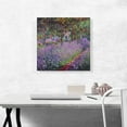 thumbnail image 2 of ARTCANVAS Irises In Monet's Garden Canvas Art Print by Claude Monet - Size: 18" x 18" (1.50" Deep), 2 of 9