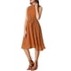thumbnail image 2 of Vestido floral sin mangas hasta la rodilla de INSPIRE CHIC para mujer XL Naranja, 2 of 7