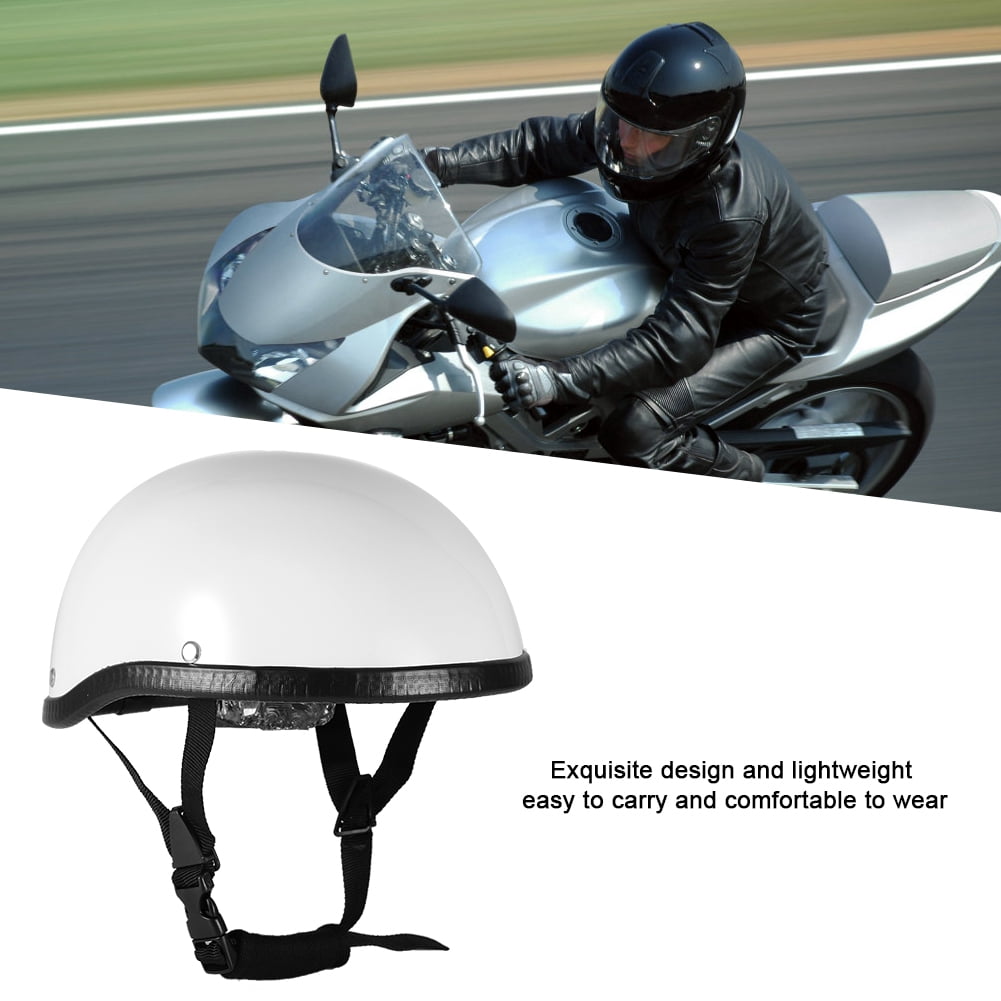 White Vintage Style Motorcycle Helmet Men Summer Half Face Helmet Electric bike helmet men's motorbike head